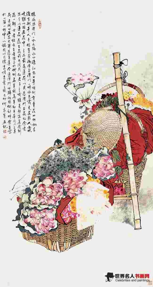 何家英作品《濠江花路》
