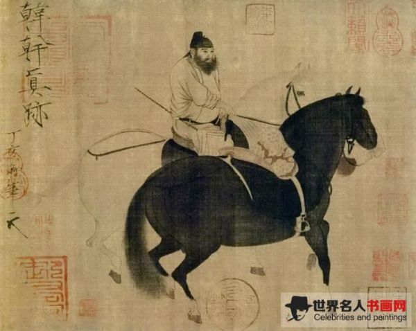 韩幹《牧马图》