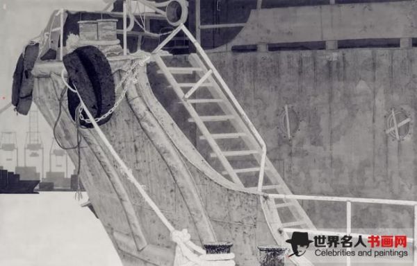 江辉国画作品