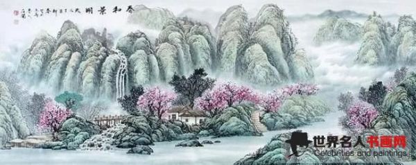 鲁人石开最新国画作品《春和景明》