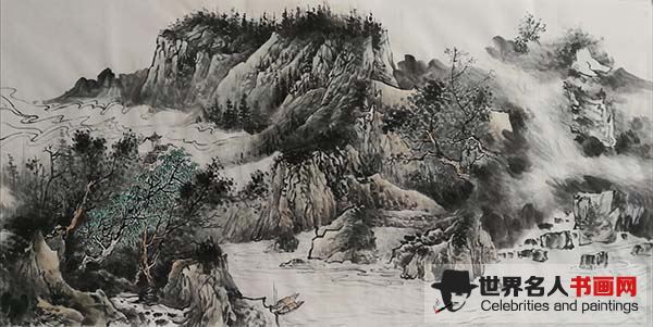 杨金书山水画