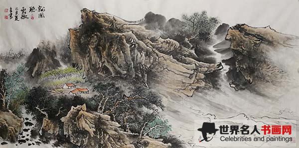 杨金书山水画