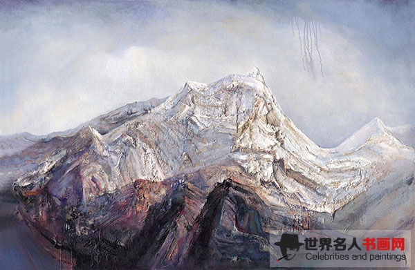书画家丁方作品