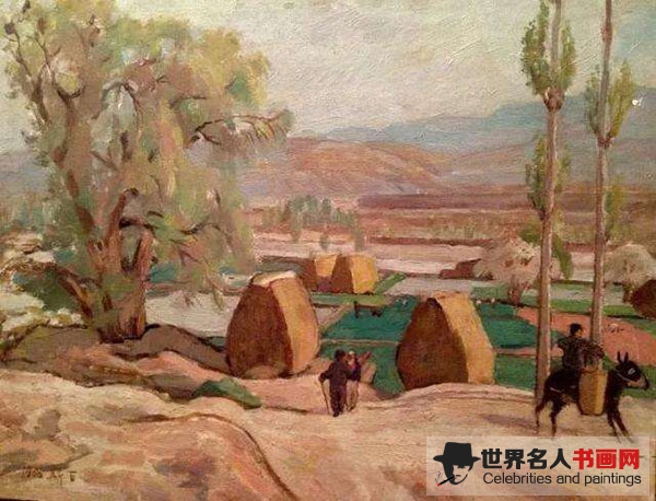书画家吕斯百作品