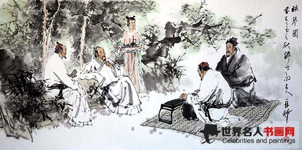 书画家苗再新作品