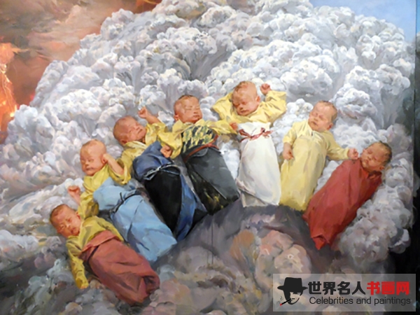 书画家喻红作品