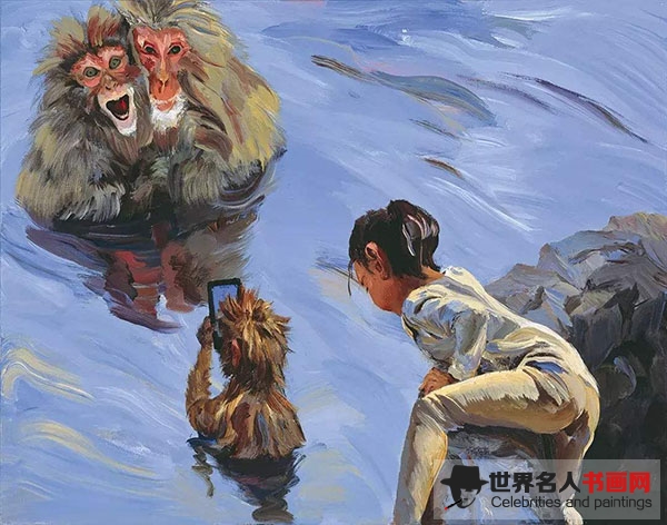 书画家喻红作品