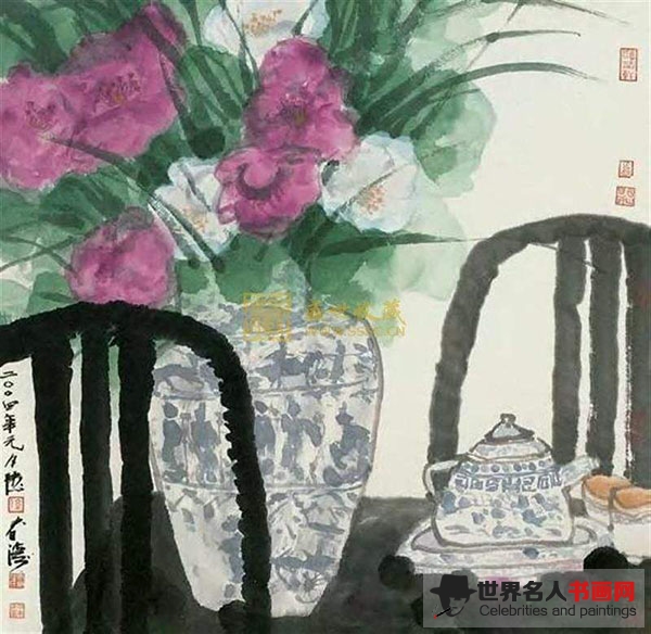 书画家陆春涛作品