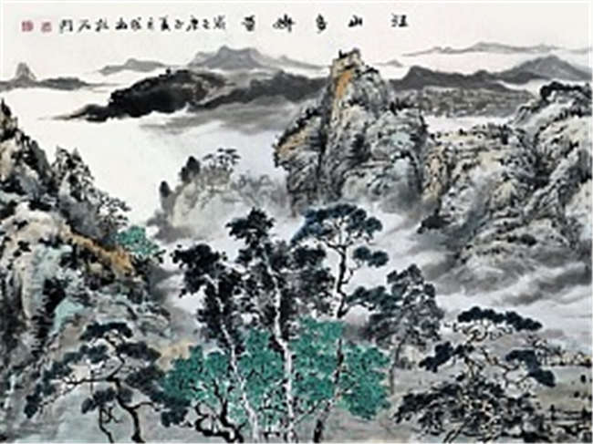 教你一些画山水画的最基本方法