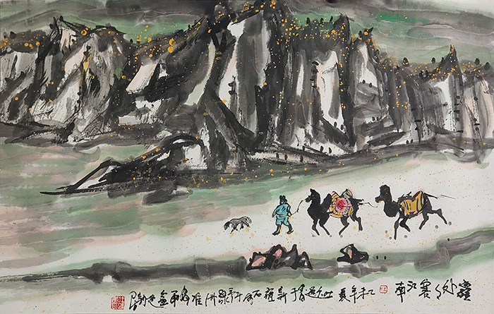 笔墨抒怀 共襄盛举——吐尔逊·阿比孜25幅书画作品献礼全国两会