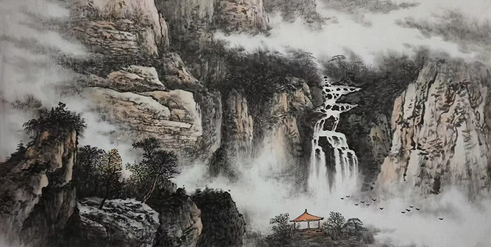画家胡伟廷：以笔墨绘时代，用丹青写人生